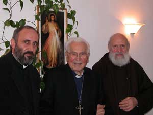 con P. Andrea DAscanio e P.Giovanni Antonucci in uno degli ultimi incontri