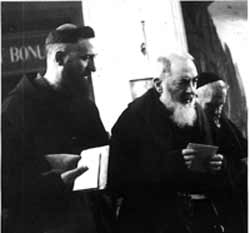 Padre Pio da Pietrelcina e Padre Andrea D’Ascanio - San Giovanni Rotondo 1964 